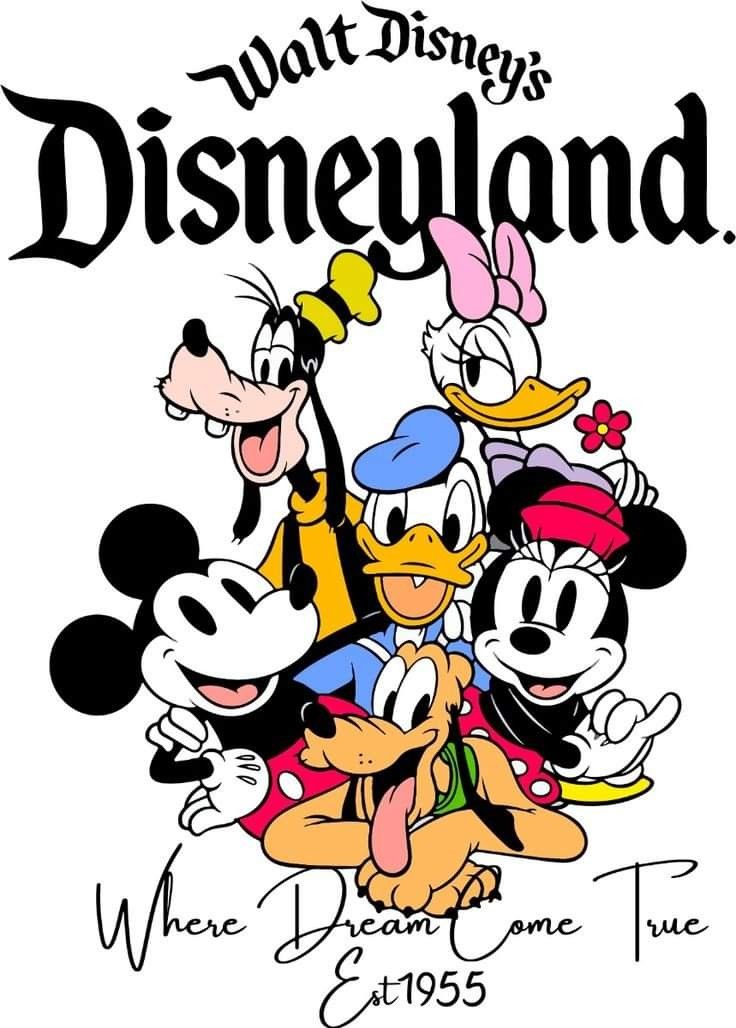 Disneyland Where Dreams Comes True Design-Ready to Press A One Printing Supplies