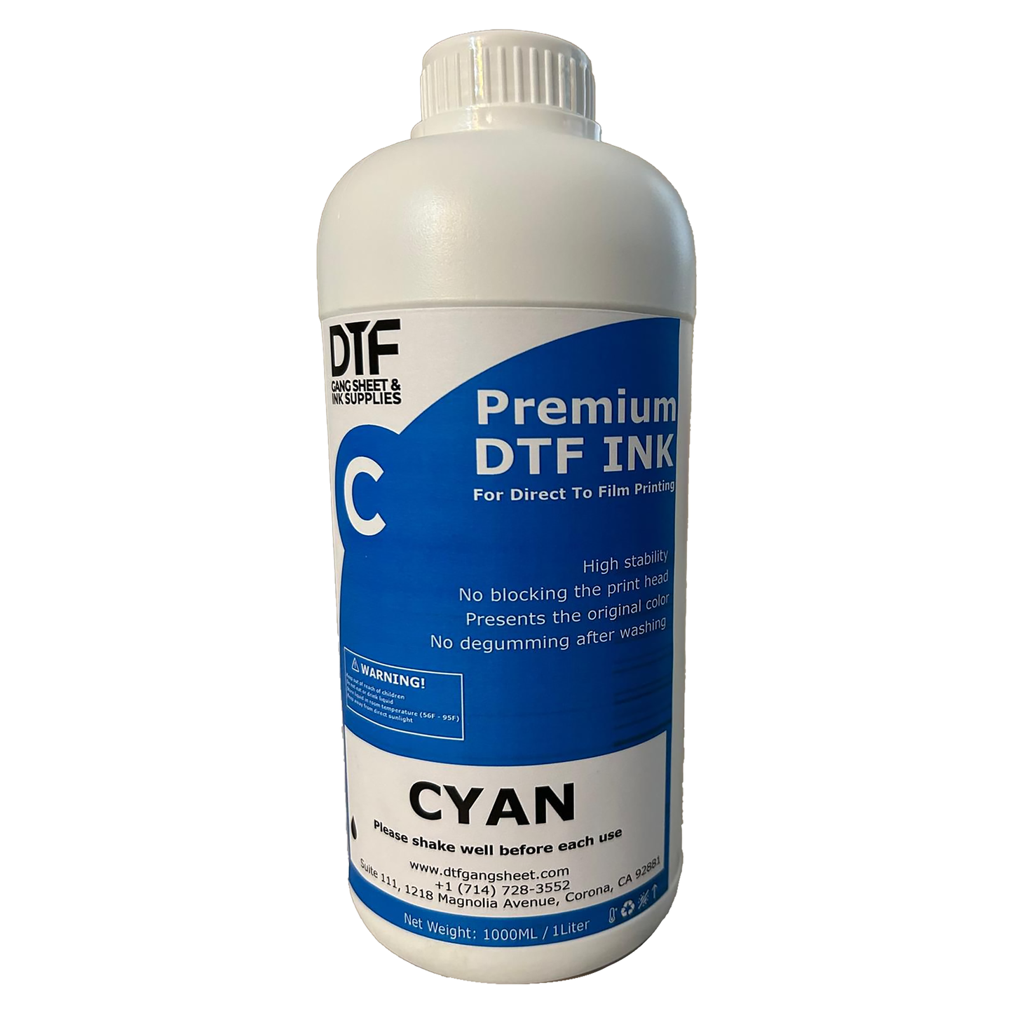 Premium DTF Ink (Cyan)