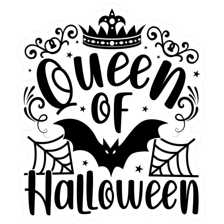 Queen of halloween design A One Printing Supplies