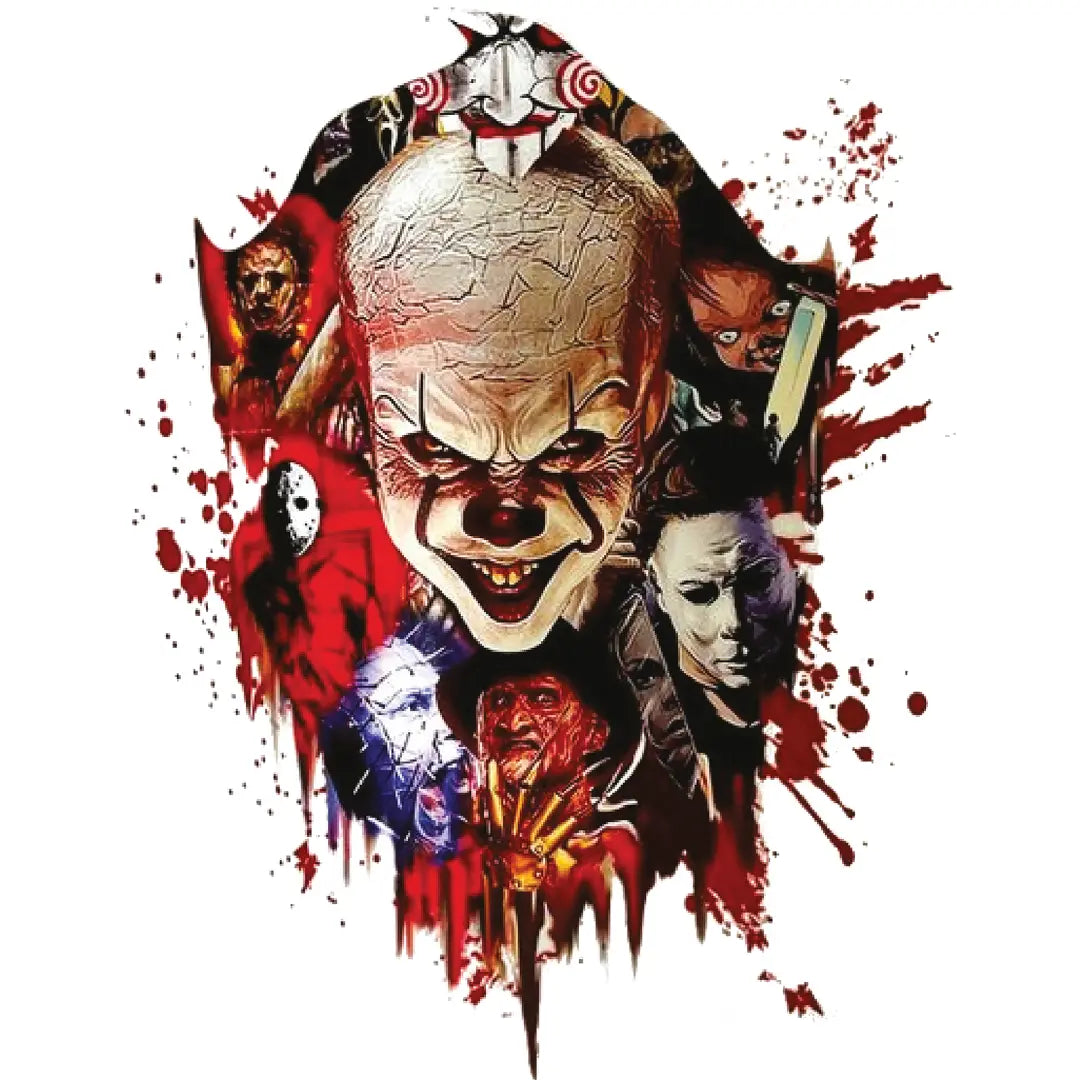 Serial Killers Design-DTF Ready to Press A One Printing Supplies