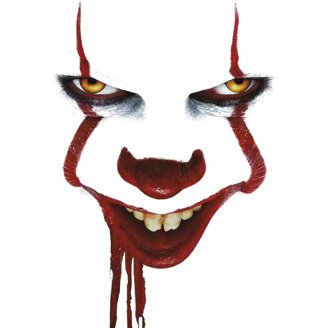 Pennywise Haloween Design-DTF Ready to Press A One Printing Supplies