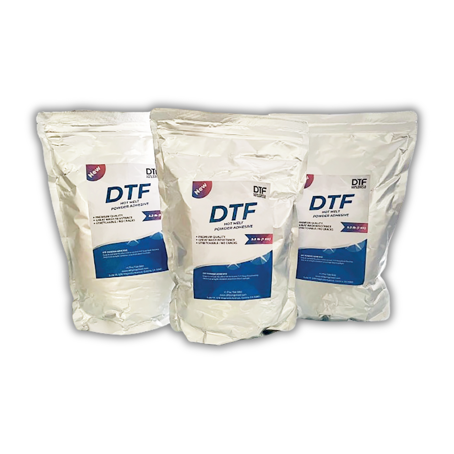 DTF Hot Melt Powder 1kg (Pack of 3)