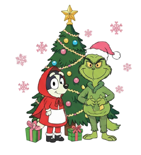 Grinch Christmas Design-Ready to Press