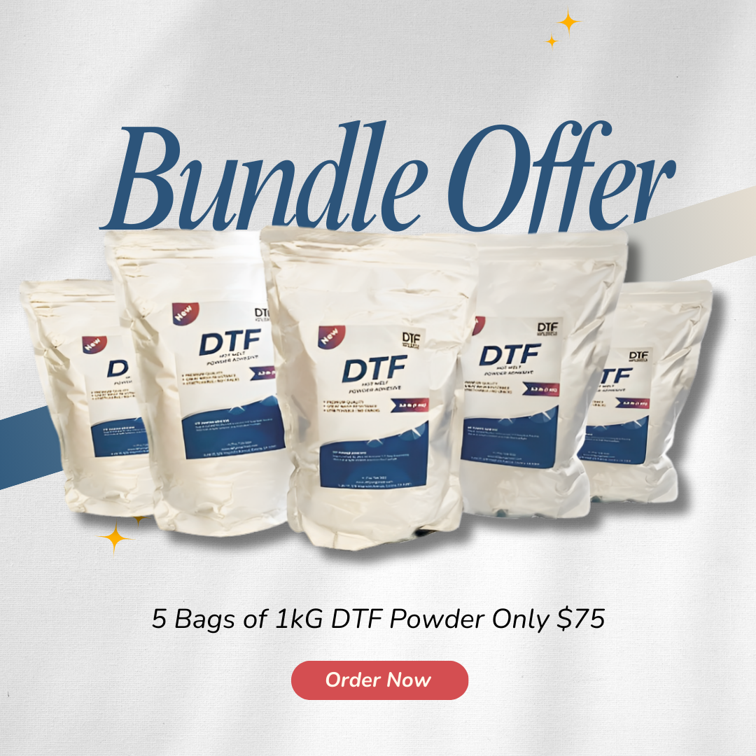 DTF Hot Melt Powder 1kg (Pack of 5)
