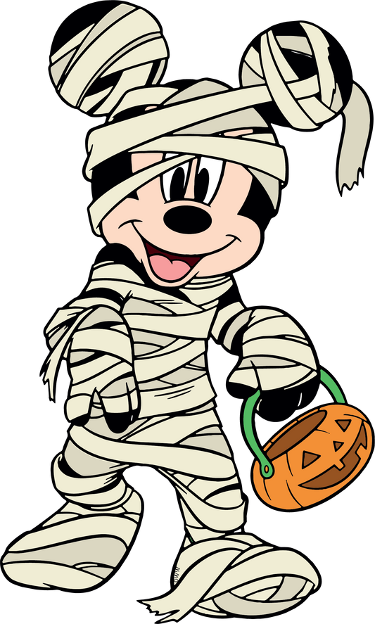 Mummy Miney Mouse Spookey Season Design-Ready to Press