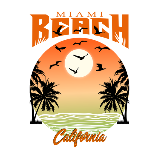 Miami California Beach Design-Ready to Press