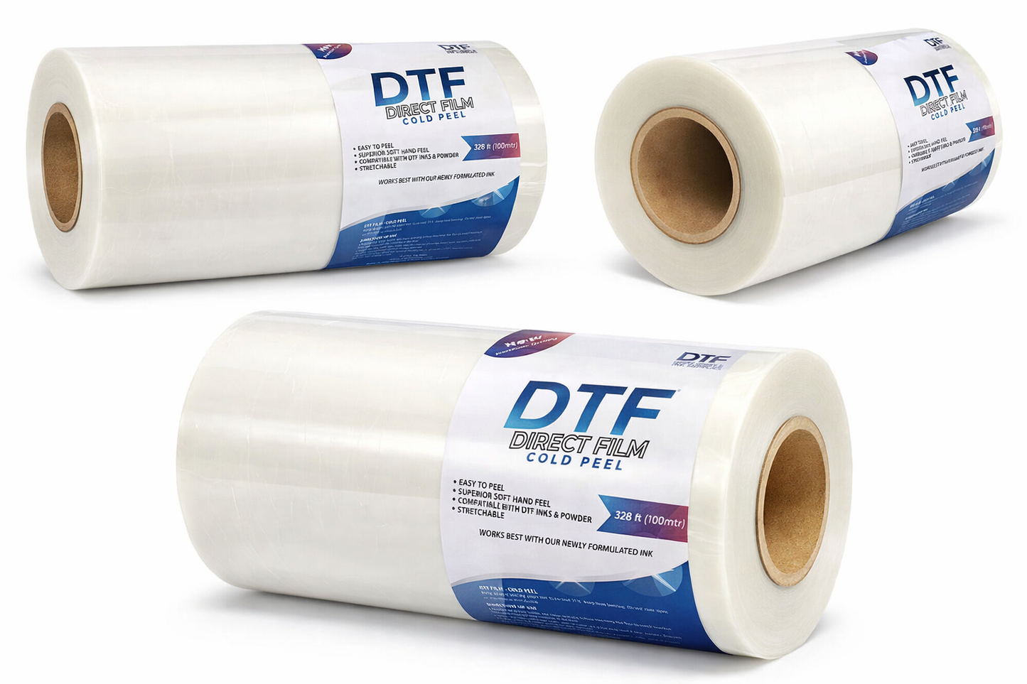 24″ x 325" DTF Film – Cold Peel DTF