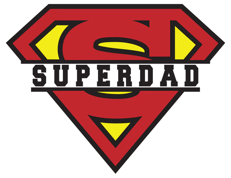 Super Dad Superman Design-Ready to Press A One Printing Supplies