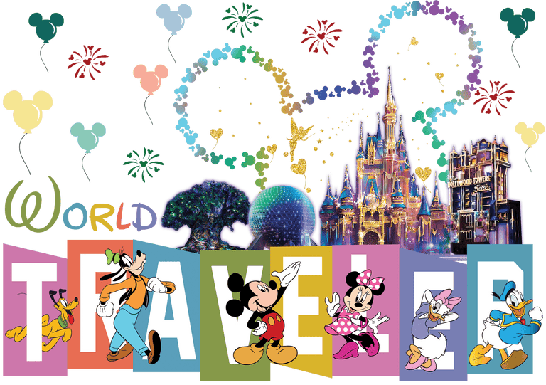 Disney World Traveler Design-Ready to Press A One Printing Supplies