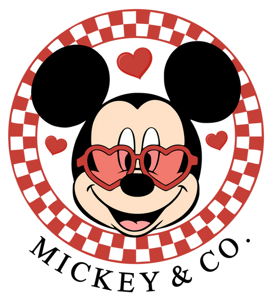 Mickey Valentines Love Design-Ready to Press