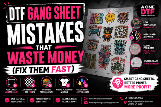 Avoid Costly DTF Gang Sheet Mistakes