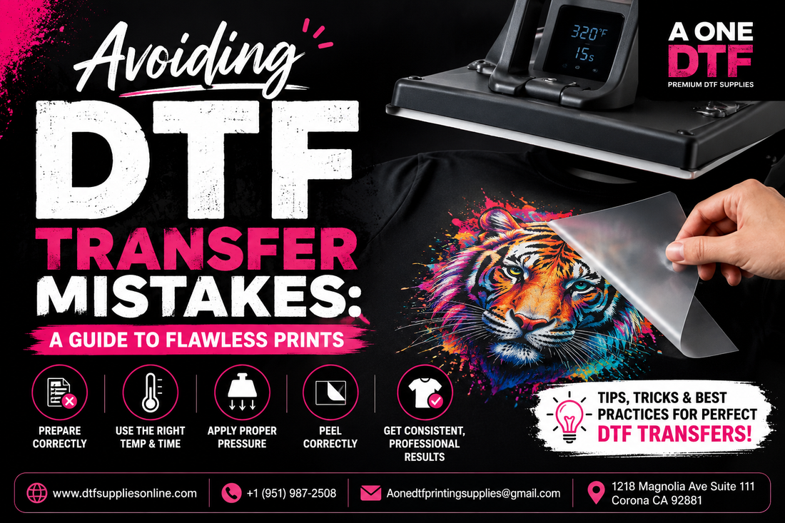 Avoiding DTF Transfer Mistakes: A Guide to Flawless Prints