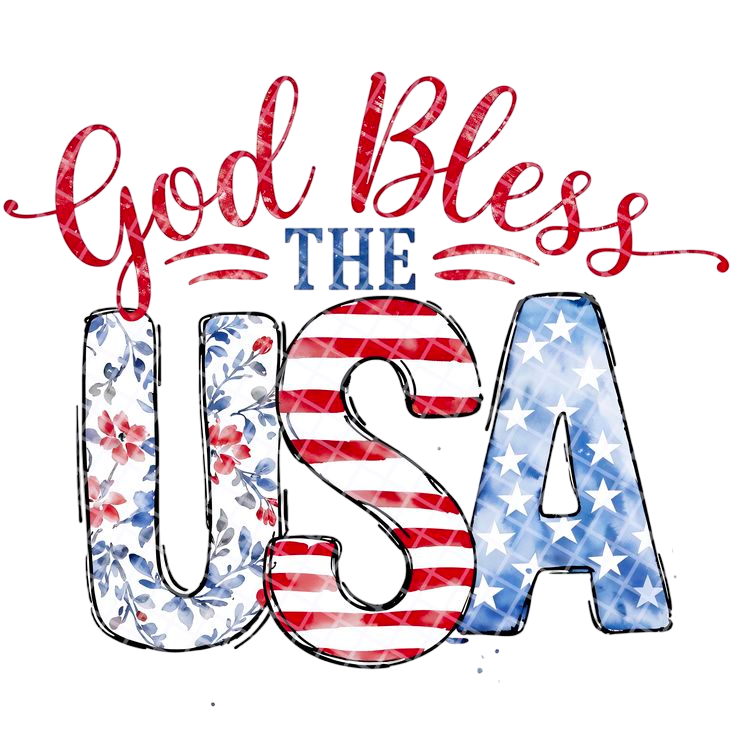 God Bless the USA A One Printing Supplies