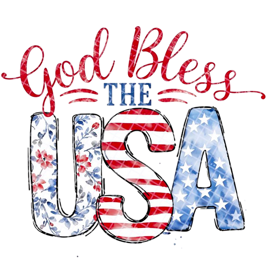 God Bless the USA A One Printing Supplies