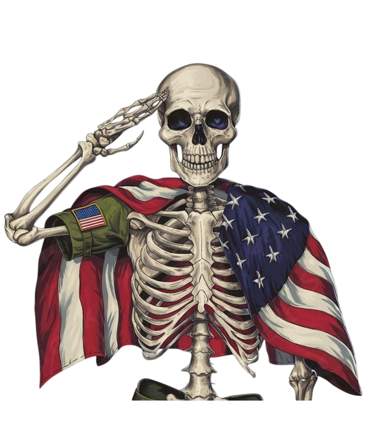USA Skeleton design A One Printing Supplies