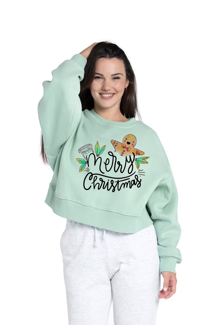 Merry Christmas Floral design A One Printing Supplies
