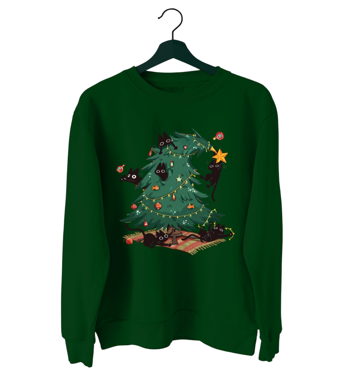Christmas tree kitten graphicTees, SweatShirt,Hoodie, A One Printing Supplies