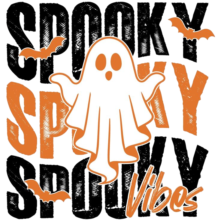Spooky vibes design halloween A One Printing Supplies