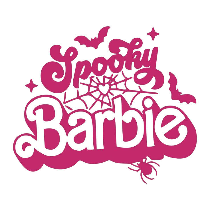 Spookie barbie halloween design A One Printing Supplies