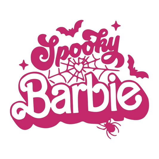 Spookie barbie halloween design A One Printing Supplies