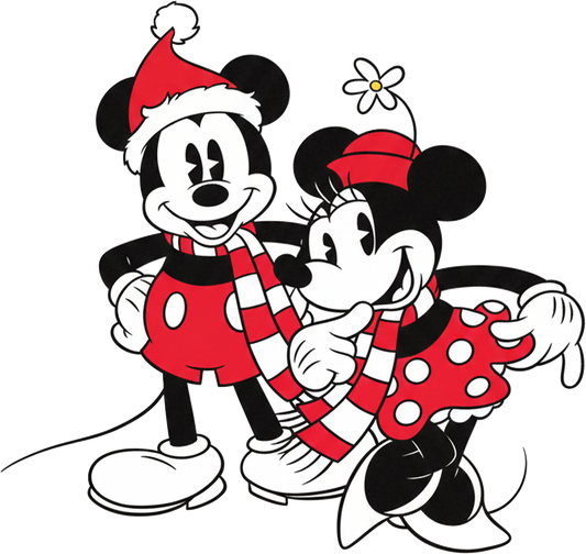 Disney Mickey & Minnie Design DTF Transfer A One Printing Supplies