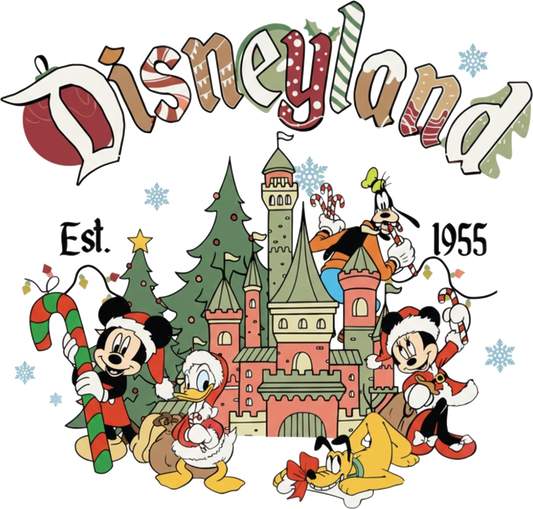 Vintage Disneyland Mickey & Friends Design DTF-Transfer A One Printing Supplies