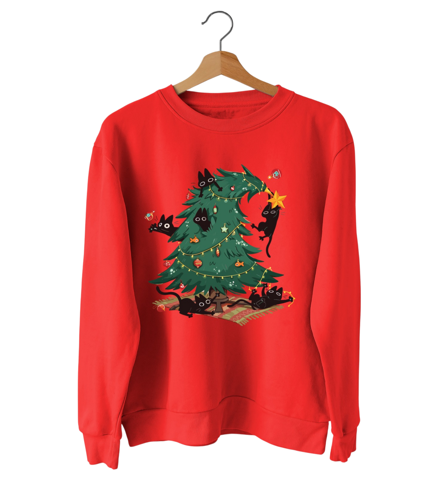 Christmas tree kitten graphicTees, SweatShirt,Hoodie, A One Printing Supplies