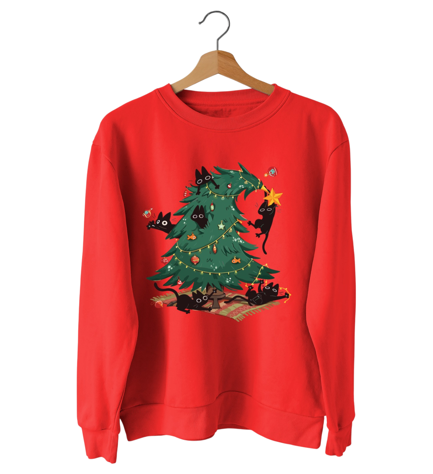 Christmas tree kitten graphicTees, SweatShirt,Hoodie, A One Printing Supplies