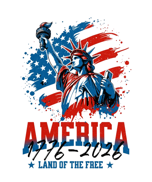 America 1776-2026 land of the free A One Printing Supplies