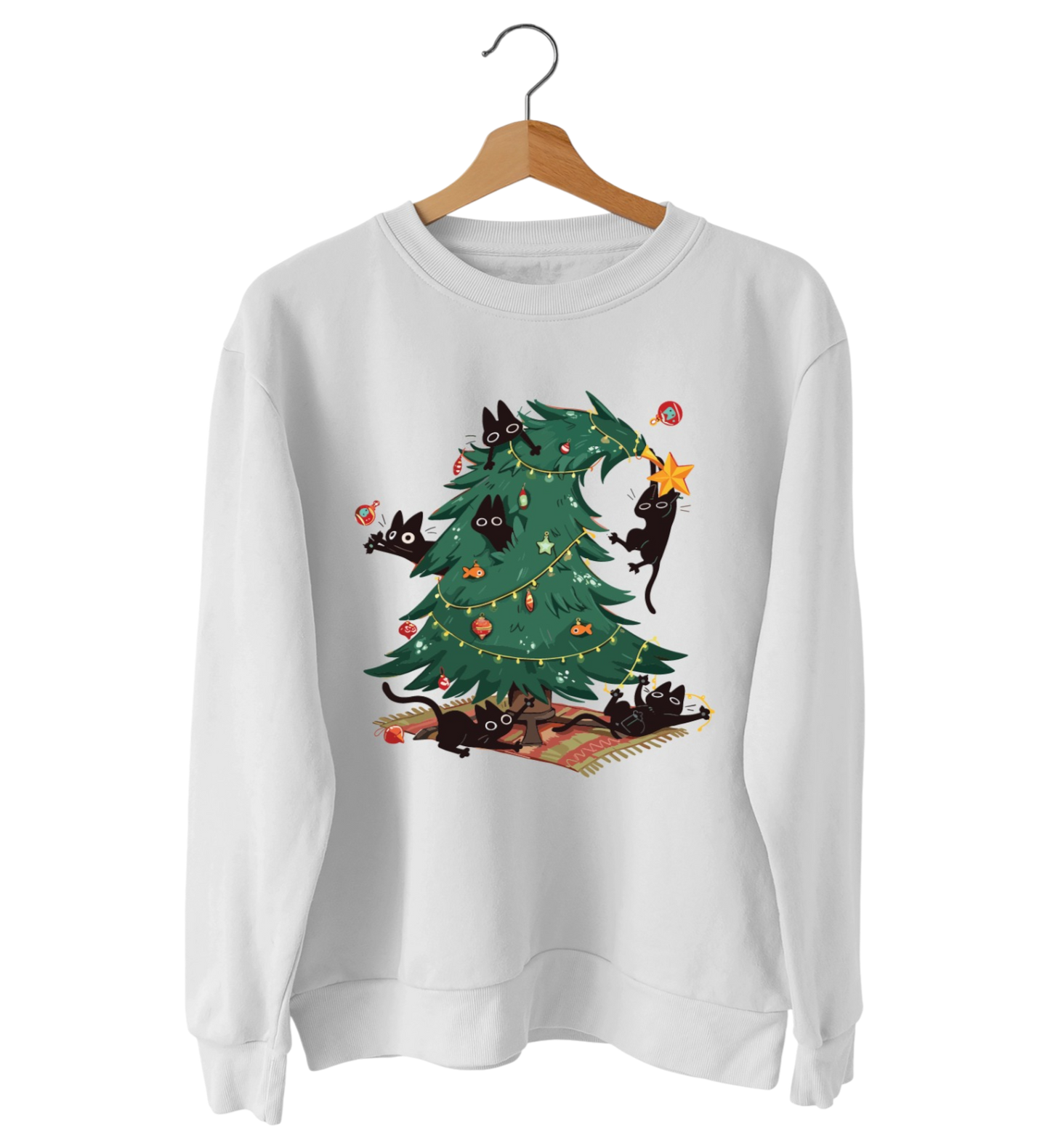 Christmas tree kitten graphicTees, SweatShirt,Hoodie, A One Printing Supplies