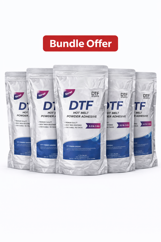 DTF Hot Melt Powder 1kg (Pack of 5) DTF