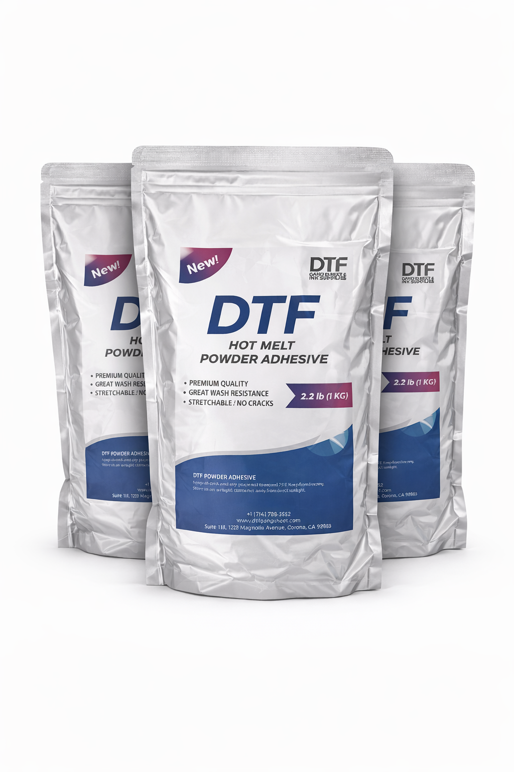 DTF Hot Melt Powder 1kg (Pack of 3) DTF
