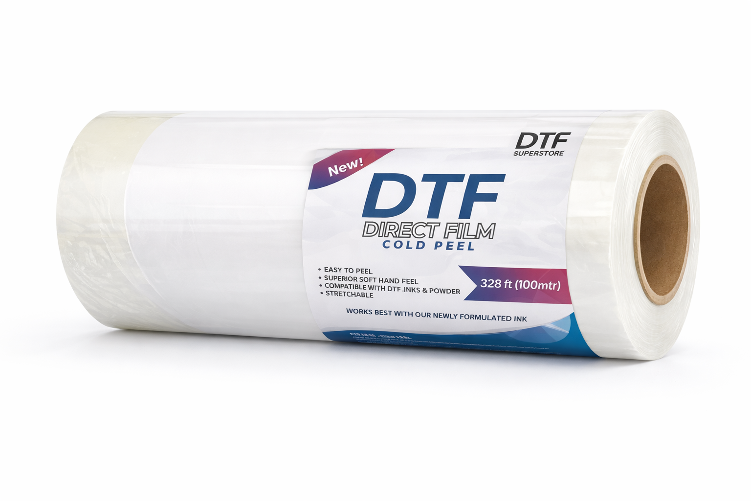 24″ x 325" DTF Film – Cold Peel DTF